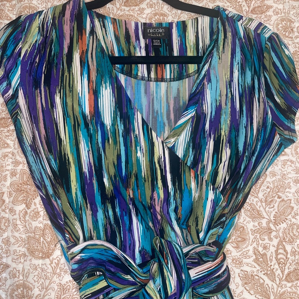 Nicole Vibrant Multicolor Dress